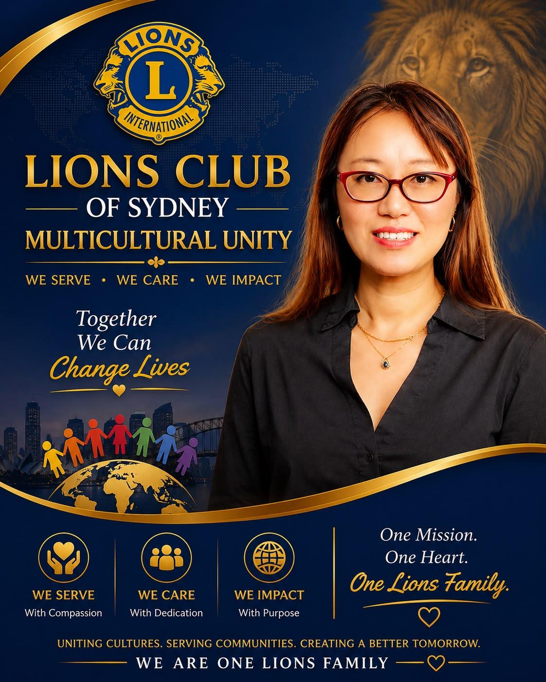 Elizabeth Wang — President, Lions Club of Sydney Multicultural Unity