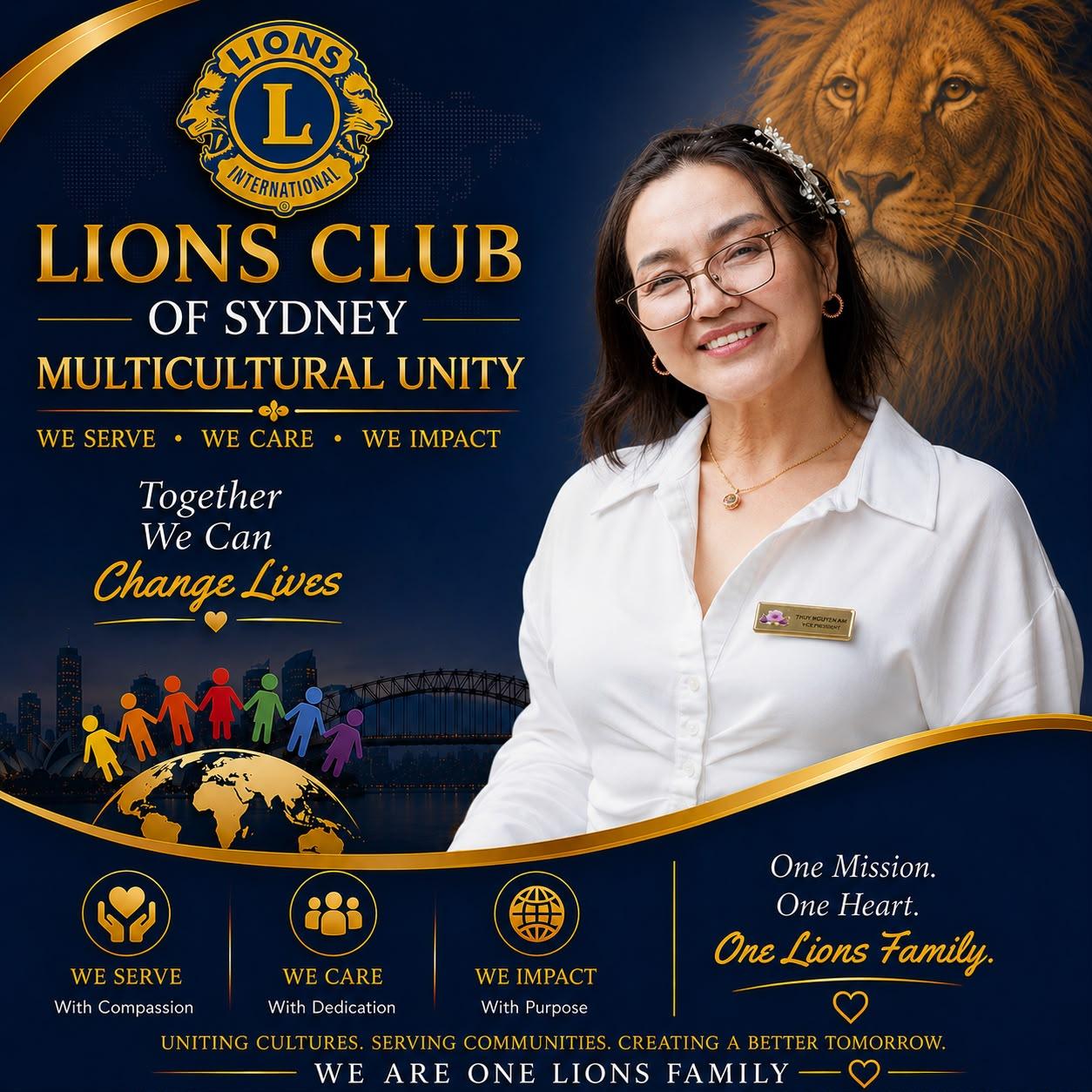 Tsevelmaa Jargal — Secretary, Lions Club of Sydney Multicultural Unity