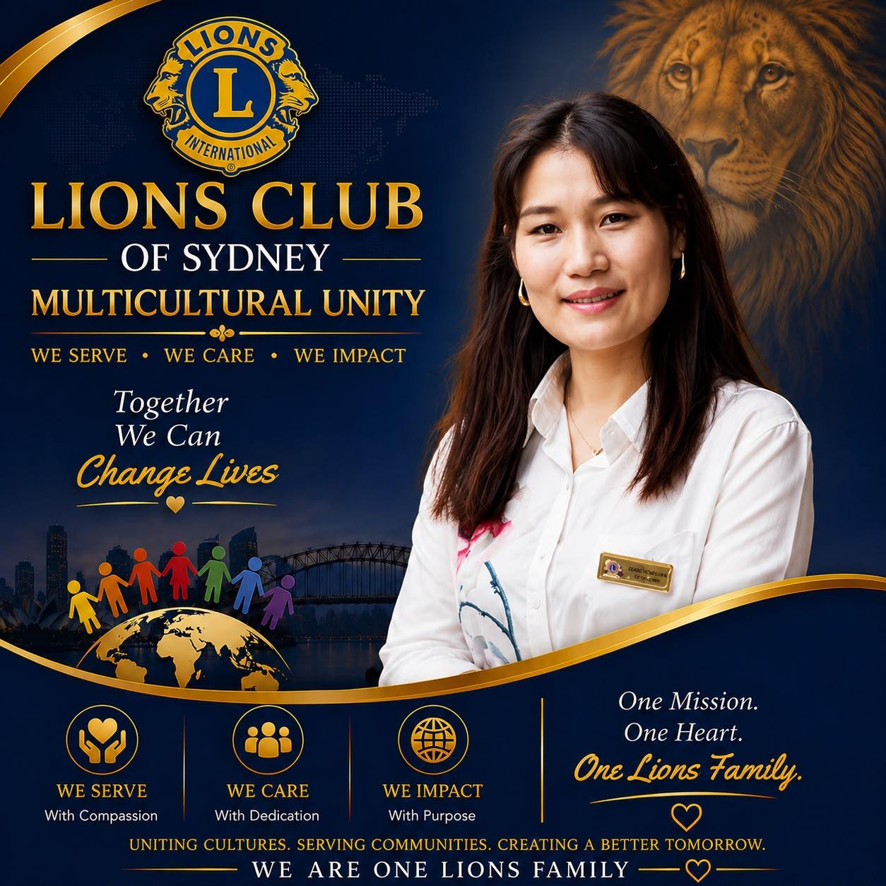 Tumentsetseg Gerel — Marketing Chair, Lions Club of Sydney Multicultural Unity